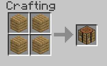 How to Craft a Crafting Table